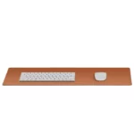 Orange Leather Desk Pad