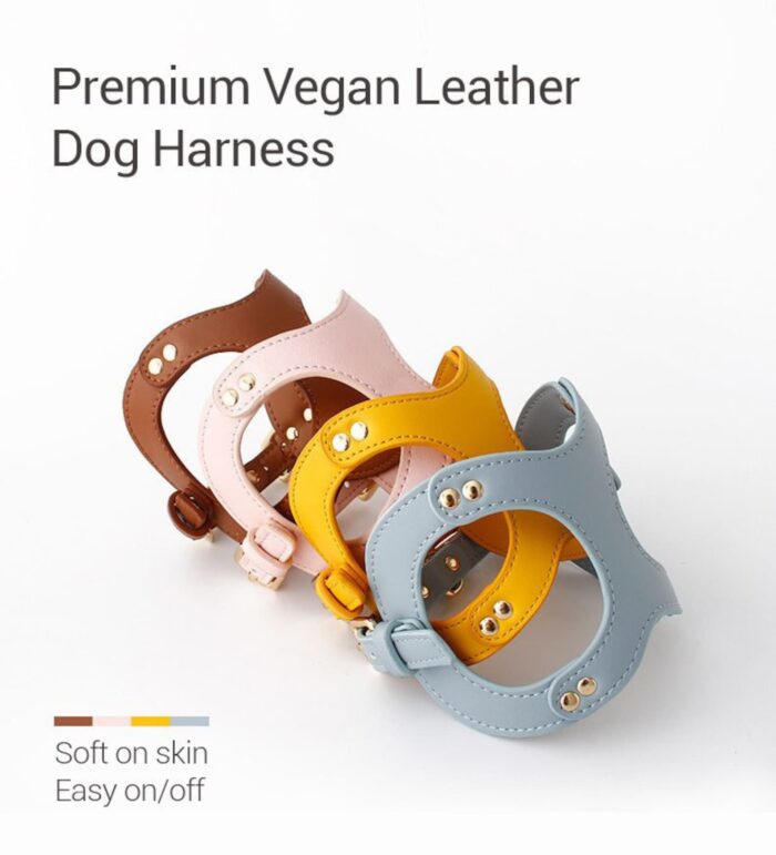 Premium Vegan Leather Dog Harness