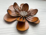 Table Decorative Leather Flower