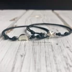 Moon Star Leather Couple Bracelets