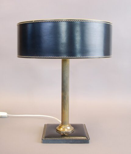 Vintage Leather Table Lamp