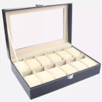 PU Leather Watch Storage Box