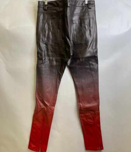 PLTKS Barlow Flare Stacked Leather Pant
