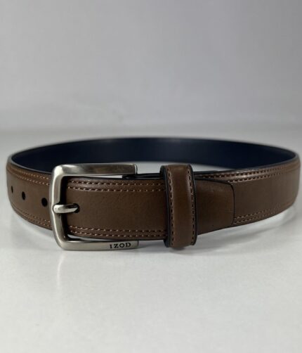 Izod Brown Imitation Leather Belt