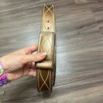 Cowboy Brown Leather Belt