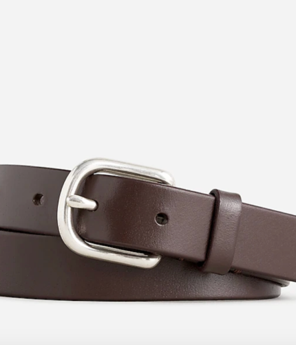 Leather Belt Dark Caramel