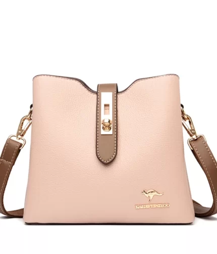 Pink Stylish Leather Bag for Women ,Pink Stylish Leather Bag