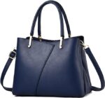 Solid Soft Leather Hasp Shell Handbags , Shell Handbags