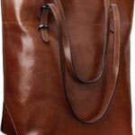 Vintage Genuine Leather Tote Shoulder Bag,Genuine Leather Tote Shoulder Bag, Leather Tote Shoulder Bag