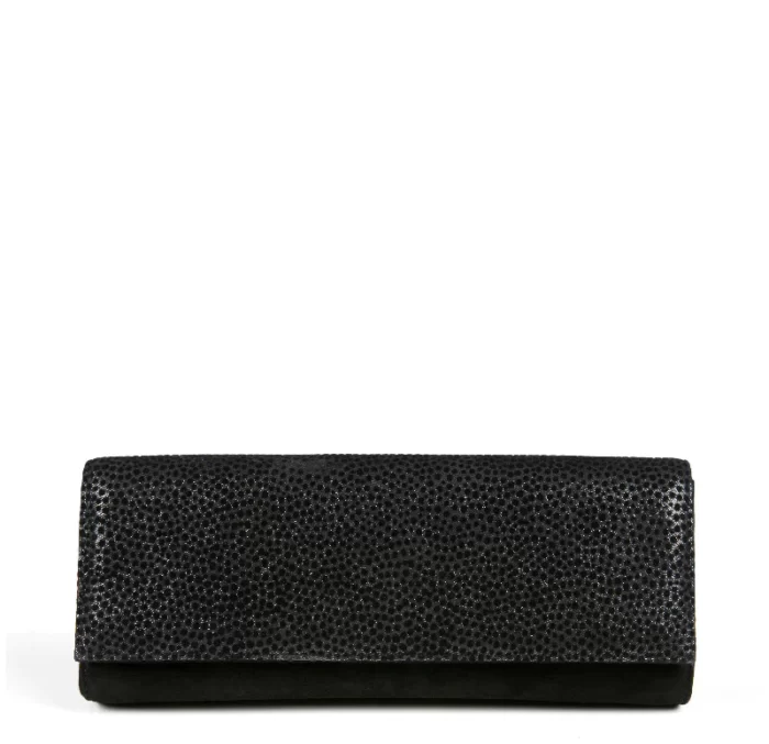 CELLA SUEDE CLUTCH ,SUEDE CLUTCH