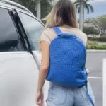 Laptop Backpack ,Petrol Blue