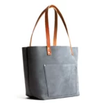 Grey Leather Tote Bag, ladies Grey bag, tote bags