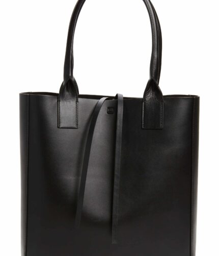 North South Leather Shopping Tote ,North South Leather Shopping Tote