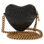 Croc Heart Micro Crossbody Bag ,Croc Heart Micro ,Crossbody Bag