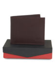 MEN DARK BROWN LEATHER WALLET