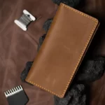 HANDMADE TRAVELLING TAN LEATHER WALLET
