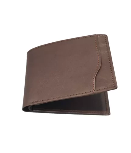 Bifold Arena Brown Wallet with external pocket – Cow Leather ,Bifold Arena Brown ,Arena Brown Wallet