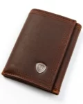 MEN TRIFOLD LEATHER WALLET