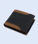 Brown Black Leather Wallet