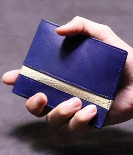 Bifold Blue unisex Wallet