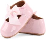 Soft Sole Baby Pink Leather Shoes ,Pink Leather Shoes