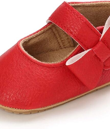 Soft Sole Baby Red Leather Shoes ,Red Leather Shoes