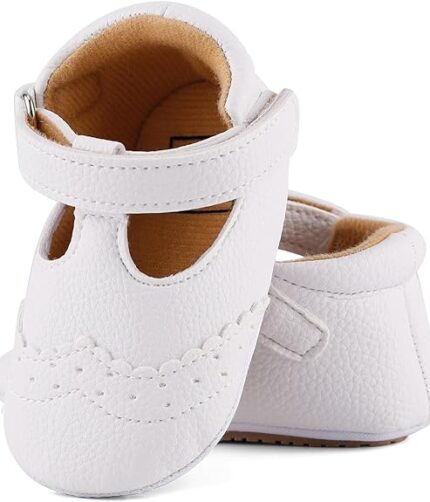 Soft Sole Baby White Leather Shoes ,White Leather Shoes