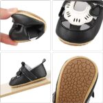 Soft Sole Baby Black White Leather Shoes ,Black White Leather Shoes