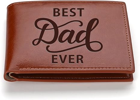 Best Dad Ever Leather Wallet