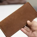 Vintage Brown Coat Wallet ,Long Wallet in Cow Leather
