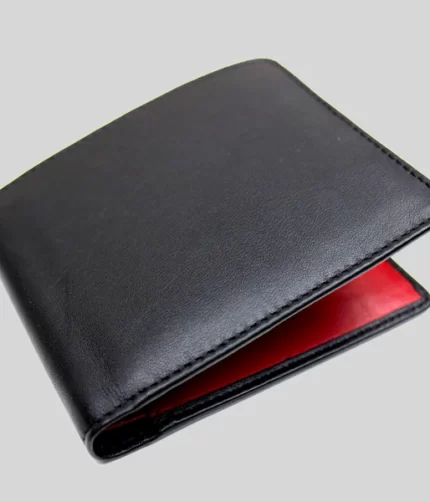 8 Card Black Red Wallet