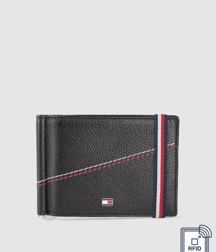 Embroidered Leather Wallet