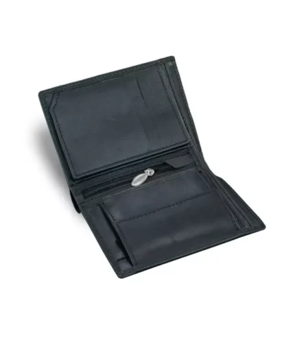 Spacious and Comfortable Black Leather Wallet ,Comfortable Black Leather ,Spacious and Comfortable ,Black Leather Wallet