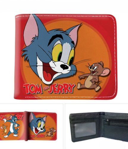 Tom and Jerry Red Bifold Wallet