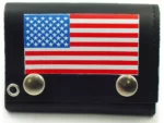 American Flag ,Genuine Leather Wallet ,American Flag Genuine Leather Wallet