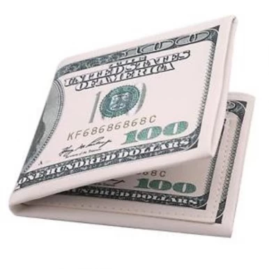 American Dollar 100USD Printed Wallet ``