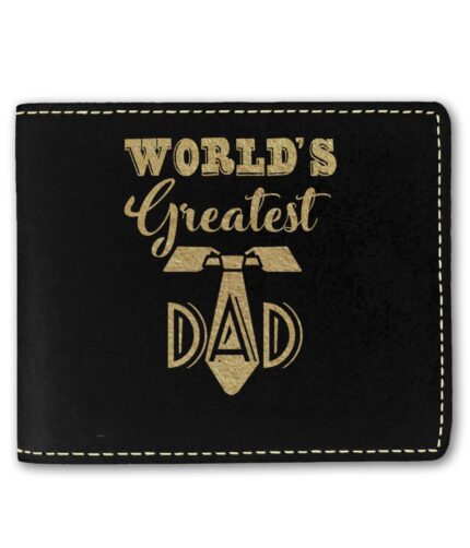 Worlds Greatest Dad Leather Wallet