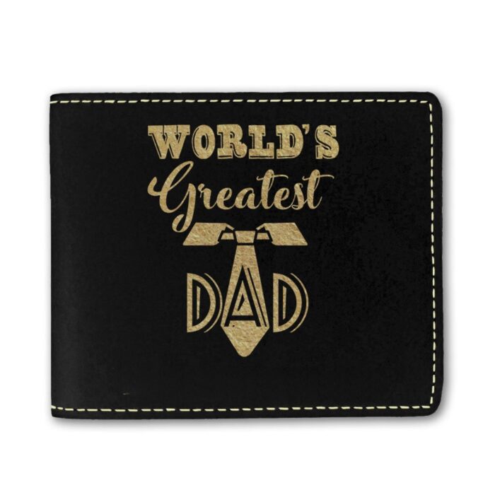 Worlds Greatest Dad Leather Wallet