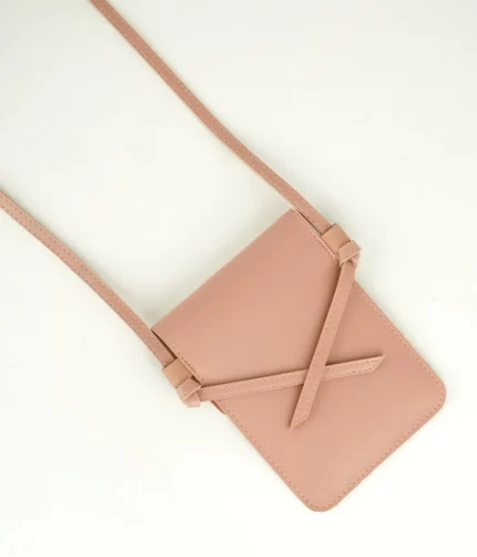 Ladies Peach Crossbody Purse ,Ladies Peach Crossbody