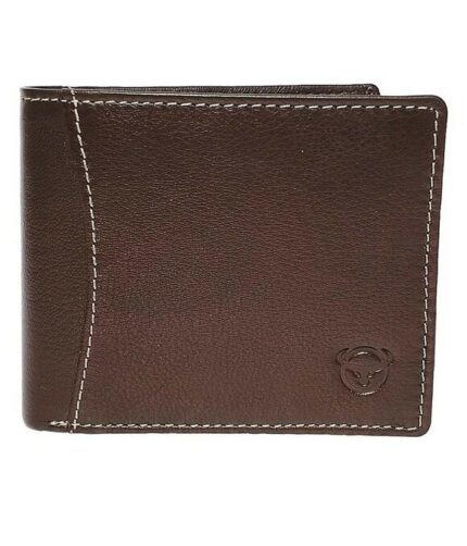 Gigabull Men Brown Solid Leather Wallet