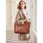 Women Tan Handbag Genuine Leather