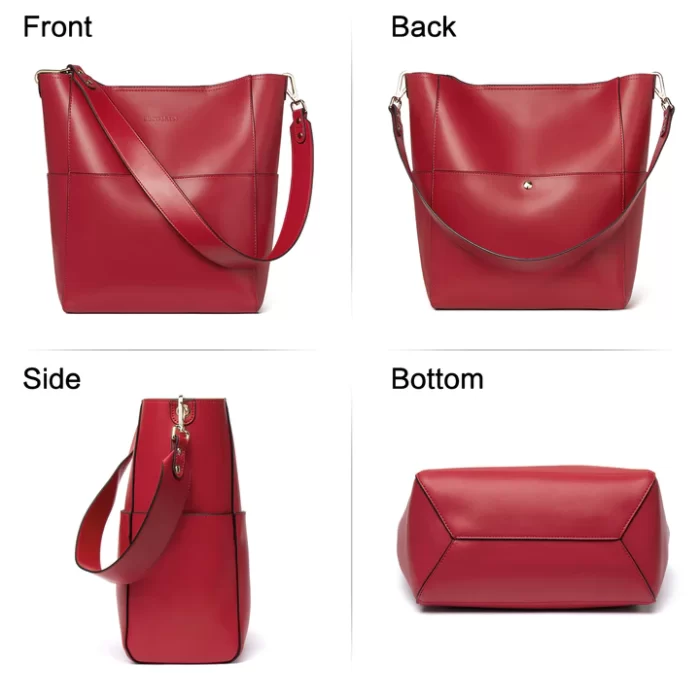 Red Bag With Shoulder Straps