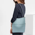 Blue Bag With Shoulder Straps
