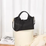 Black Handbag Genuine Leather Tote Bag