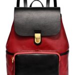 Two Tone Leather Backpack