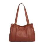 Brown Val Perfect Satchel Handbag