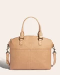 Lady Cream Leather Handbags