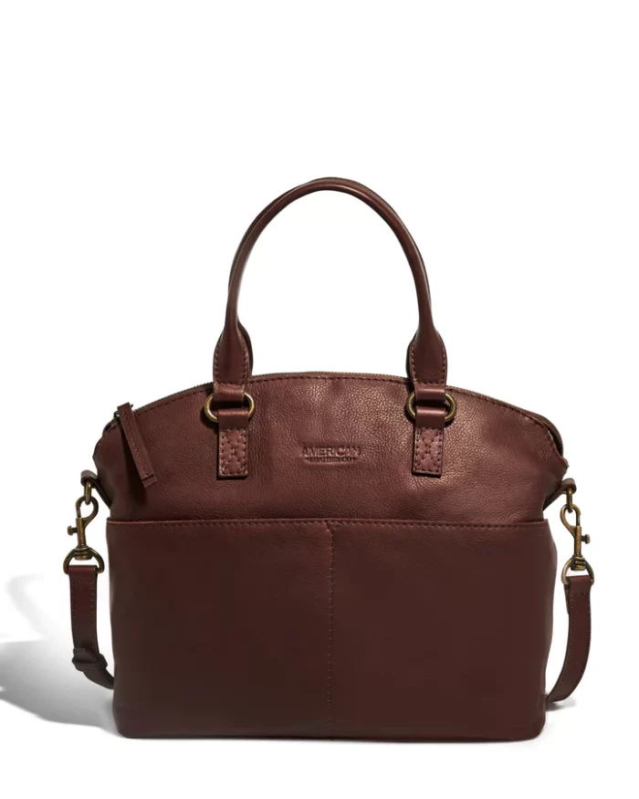 Lady Dark Brown Leather Handbags
