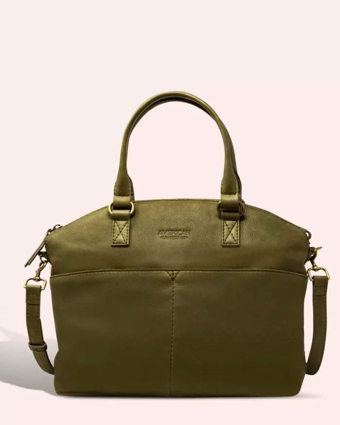 Lady Olive Leather Handbags