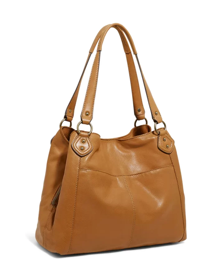 Casual Tan Leather Handbags